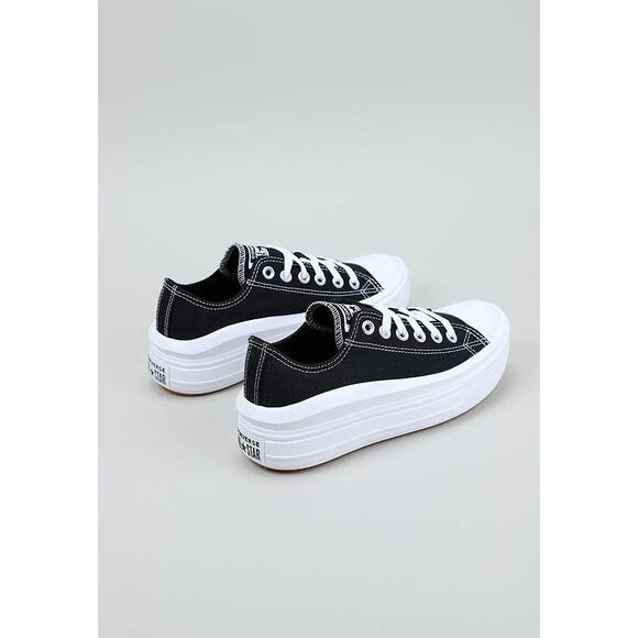 NWT Converse Women's Chuck Taylor All Star Move Canvas Platform Black/White 8.5 - Picture 3 of 7